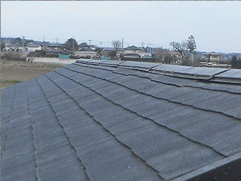 前橋市富士見町 コロニアル屋根塗装