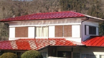 吾妻郡吾妻町K様邸全体屋根塗装完成