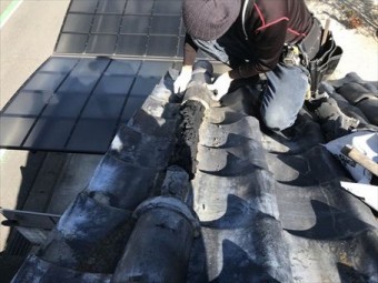 前橋市若宮町屋根瓦工事③