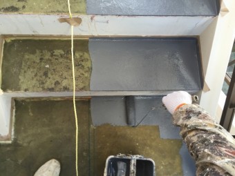 前橋市三河町マンション階段防水恋路5