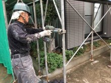 足場組み立て