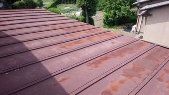 高崎市北原町屋根のさび①