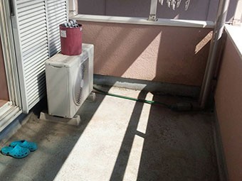 ベランダ防水 室外機