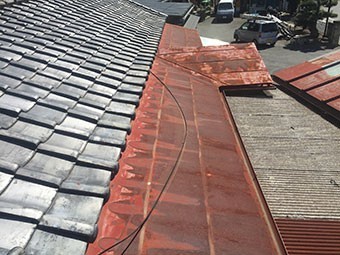トタン屋根サビ