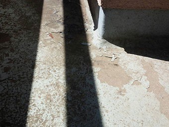 ベランダ防水 剥がれ