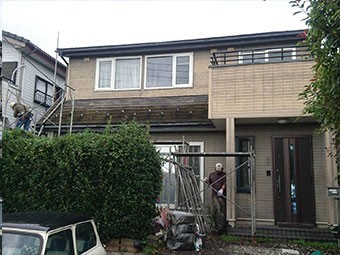 高崎市箕郷町 足場設置