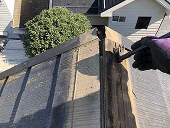 高崎市元島名町 棟板金交換