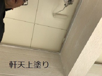 吾妻郡高山村T様邸軒天上塗り