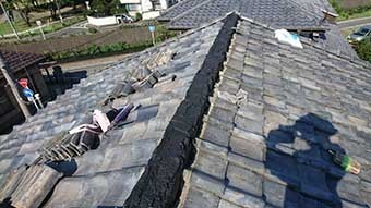高崎市上中居町 南蛮漆喰