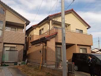 屋根瓦補修調査