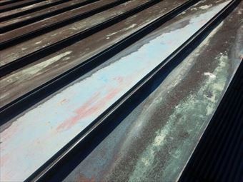 甘楽郡下仁田町A様邸屋根のさび部分