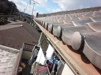 前橋市関根町軒先と雨樋