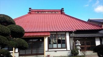 前橋市富士見町昌福寺様邸屋根塗装工事