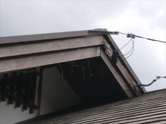 吾妻郡長野原町屋根塗装前