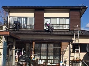 前橋市下大屋町U様屋根葺き替え工事中①