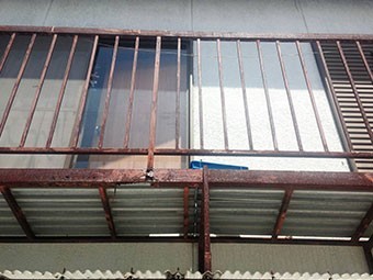 沼田市清水町ベランダ正面