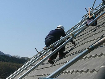 群馬県沼田市利根町I様邸 ケレン作業