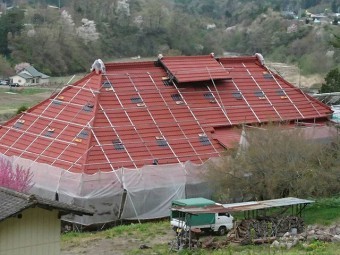 群馬県沼田市利根町I様邸 錆び止め作業