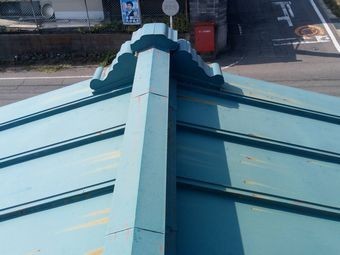高崎市下里見町金属屋根のサビ