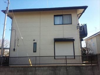 伊勢崎市境保泉建物外観工事前