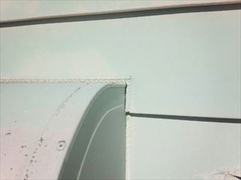 桐生市広沢町O様邸屋外壁換気扇つなぎ目コーキング