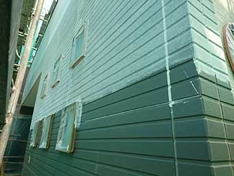 伊勢崎市山王町O様邸下塗り3