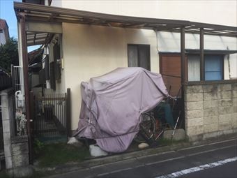 前橋市荒牧町T様邸テラスのゆがみ