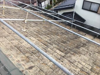 高崎市南陽台屋根専用足場