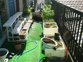 前橋市総社町K様邸ベランダ防水前