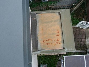 桐生市広沢町玄関庇屋根