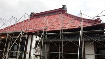 前橋市富士見町昌福寺様邸足場工事