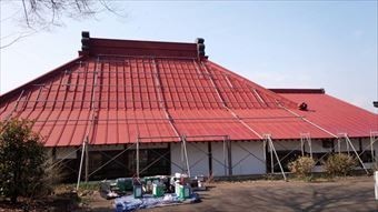 前橋市昌福寺様邸下塗り完了