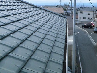 前橋市富士見町 雪止め金具取り付け前