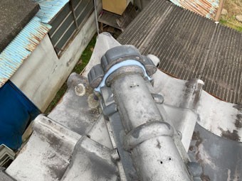前橋市粕川町 鬼瓦補修