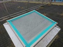 天窓雨漏り修理マスキングテープ