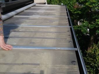 高崎市貝沢町M様サンルーム屋根全体