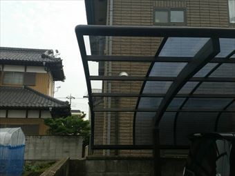 桐生市相生町I様カーポート完成