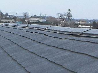 前橋市富士見町 棟板金点検