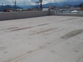 前橋市大胡町店舗屋上シート防水の状態