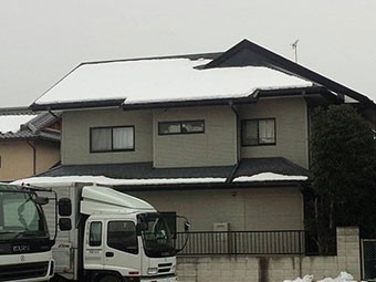 群馬県高崎市 屋根積雪