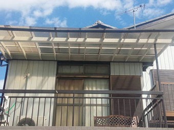 前橋市総社町植野ベランダ