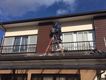前橋市下大屋町U様屋根葺き替え工事中③