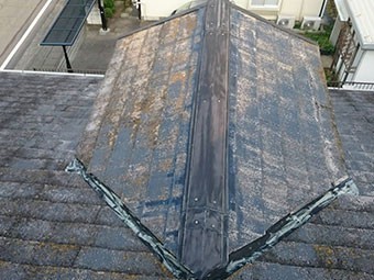 前橋市三俣町屋根棟板金