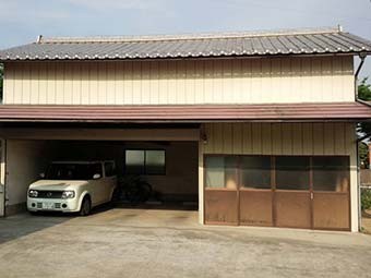 前橋市大胡町駐車場兼物置