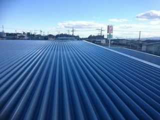 前橋市荒牧町B工場屋根完成
