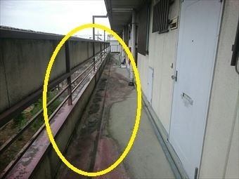 前橋市富士見町Aマンション防水シート