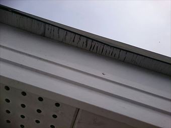 高崎市上室田町軒天井板の剥がれ