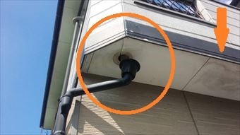 前橋市富士見町べランした尾集水桝外れ