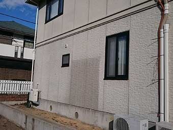 伊勢崎市田部井町外壁劣化②