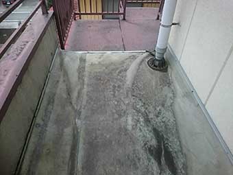 前橋市古市町マンション廊下劣化